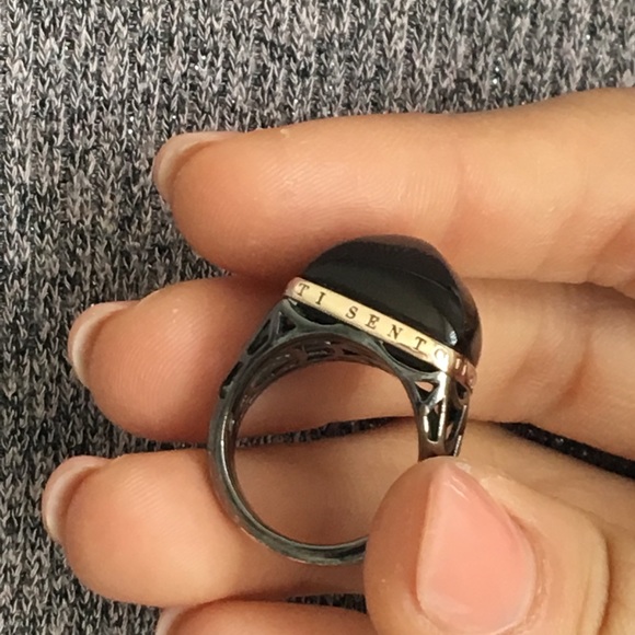 Ti Sento Ring Sterling/Rose Brown CZ Dome Sz 7 - Picture 5 of 8